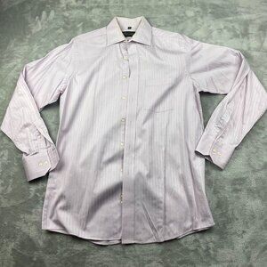 Donald J Trump Signature Collection Button Down Long Sleeve Shirt Men's 15 1/2